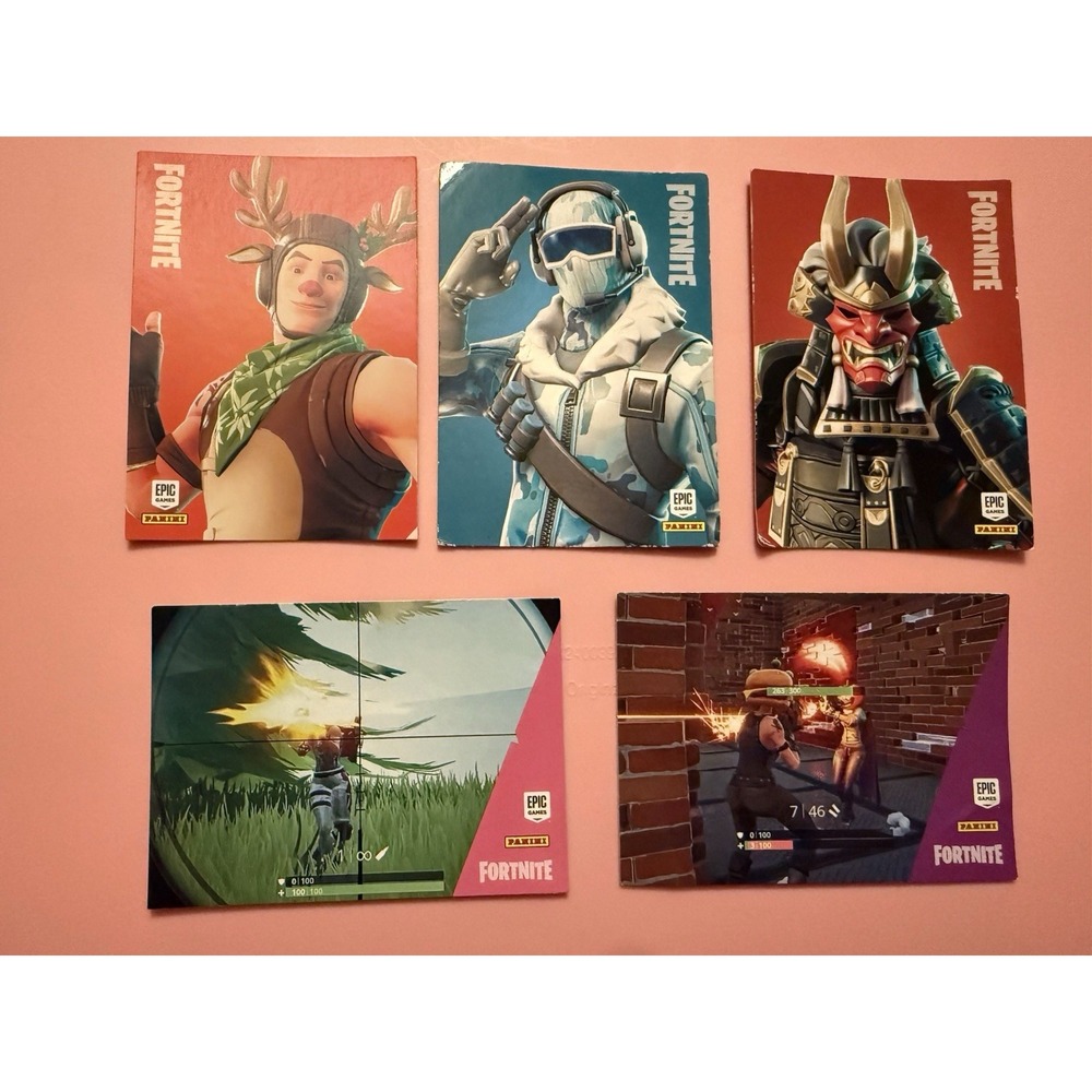 2019 Panini Fortnite Series 1 Trading Cards Lot of 5 Frostbite Shogun #268